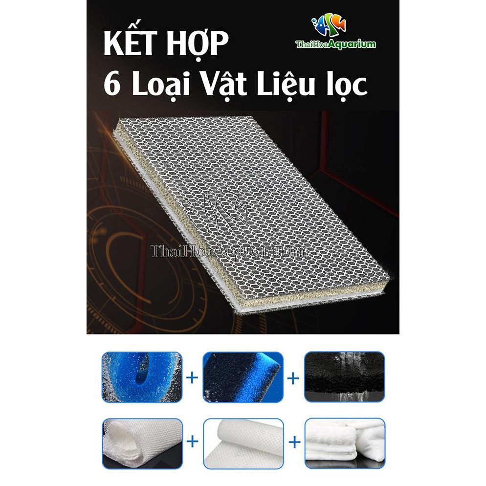 Bông lọc bể cá 6D 50*120*2cm