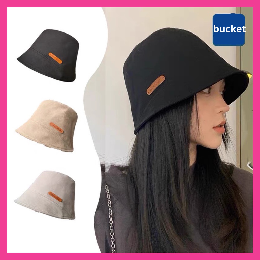 Mũ bucket tai bèo vành nón cụp Unisex phù hợp cho nam nữ gắn tag Hand Made phong cách Ulzzang kèm ảnh thật sv-1