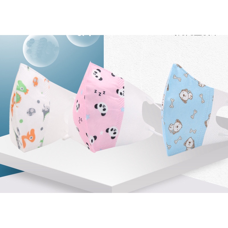 sét 10 Khẩu trang trẻ em, Khẩu trang cho bé trai và bé gái 3 lớp kháng khuẩn 0-12 tuổi bảo vệ đường hô hấp cho bé