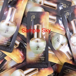 10 gói tinh chất vàng-Whoo Cheongidan Radiant Regenerating Gold Concentrate