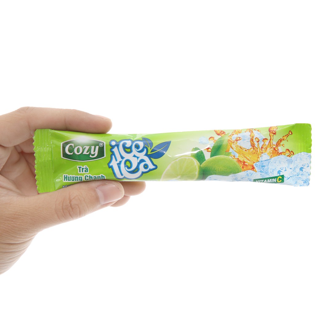 Trà Đào/ Trà Chanh/ Trà Sữa Matcha Cozy Ice Tea 270g (18 Gói)