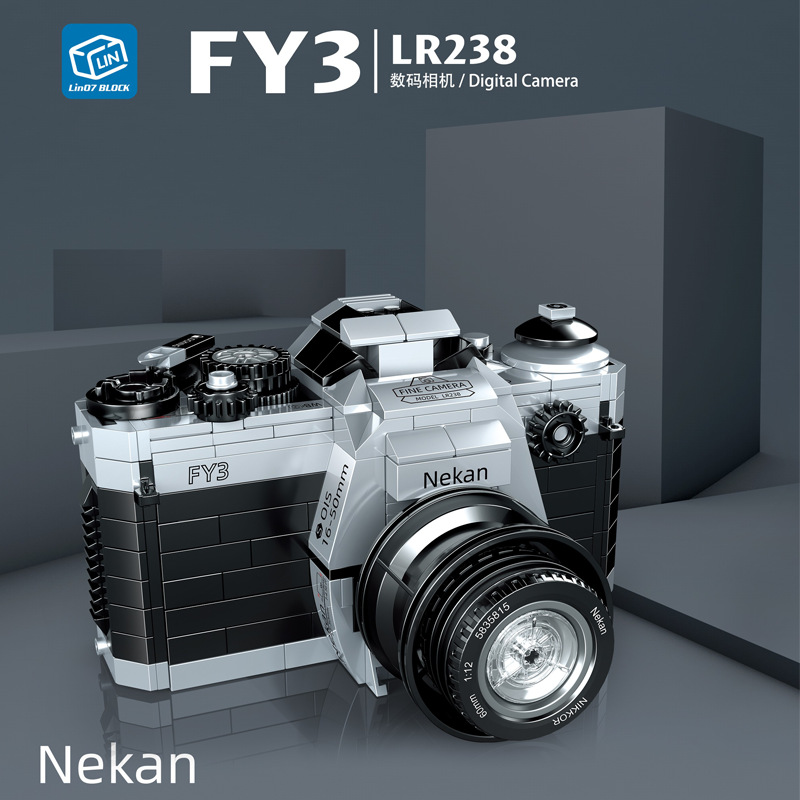 Đồ chơi lắp ráp GOROCK mô hình máy ảnh kỹ thuật số 3D