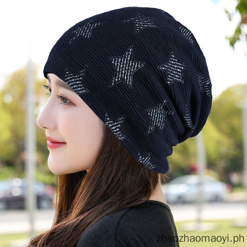 Mũ trùm đầu chống bụi bẩn thoáng khí in họa tiết thời trang cho nam và nữ