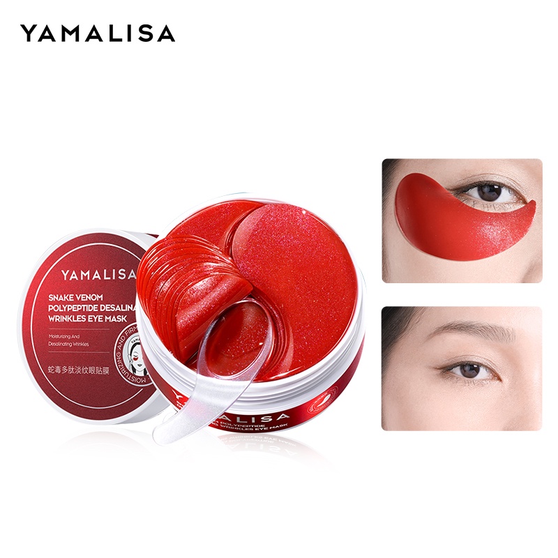 Mặt nạ mắt YAMALISA Collagen xóa thâm quầng mắt dưỡng ẩm da chống nhăn 60 tờ | BigBuy360 - bigbuy360.vn