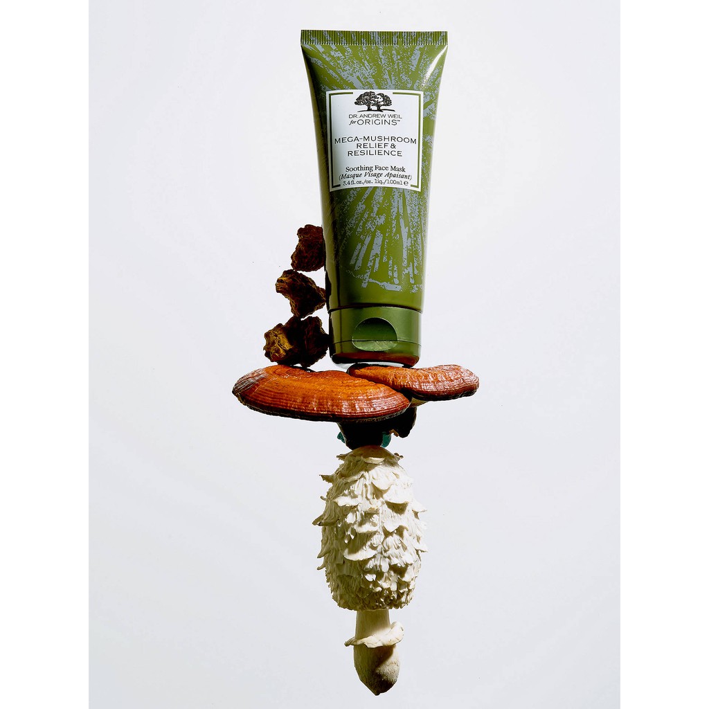 ORIGINS  Mặt nạ nấm cho da nhạy cảm Mega-Mushroom Relief &amp; Resilience Soothing Face Mask