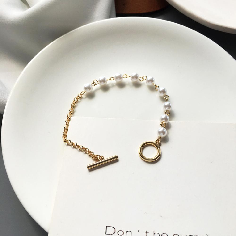 EXPEN Vòng Tay Chuỗi Hạt Ngọc Trai Thời Trang Hàn Quốc