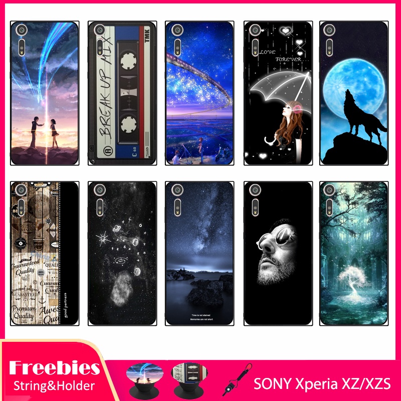Ốp Điện Thoại Chống Sốc Có Dây Đeo Cho Điện Thoại Di Động 5.2 inch SONY Xperia XZ/XZS/F8332/F8331/SO-01J/SOV35