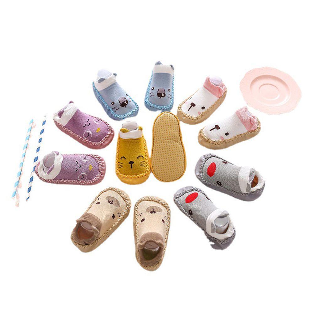 SUSANS Giày Cao Su Mềm Ấm Áp Thoải Mái Cho Bé Tập Đi