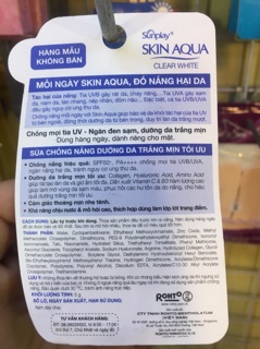 Sữa chống nắng sunplay ( hàng khuyến mãi )