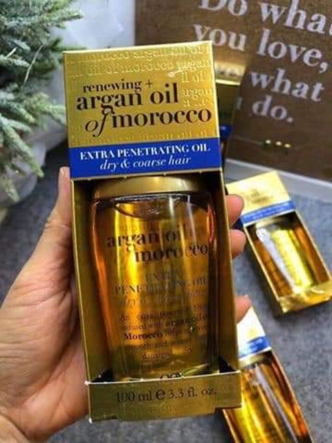 [Auth USA] Tinh Dầu dưỡng tóc OGX Renewing Argan Oil of Morocco Penetrating Oil