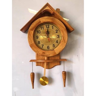 ĐỒNG HỒ MÁI NHÀ GỖ CẨM