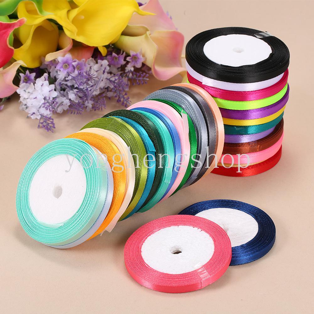Cuộn Dây Ruy Băng Vải Satin 60Mm Dùng Trang Trí Giáng Sinh