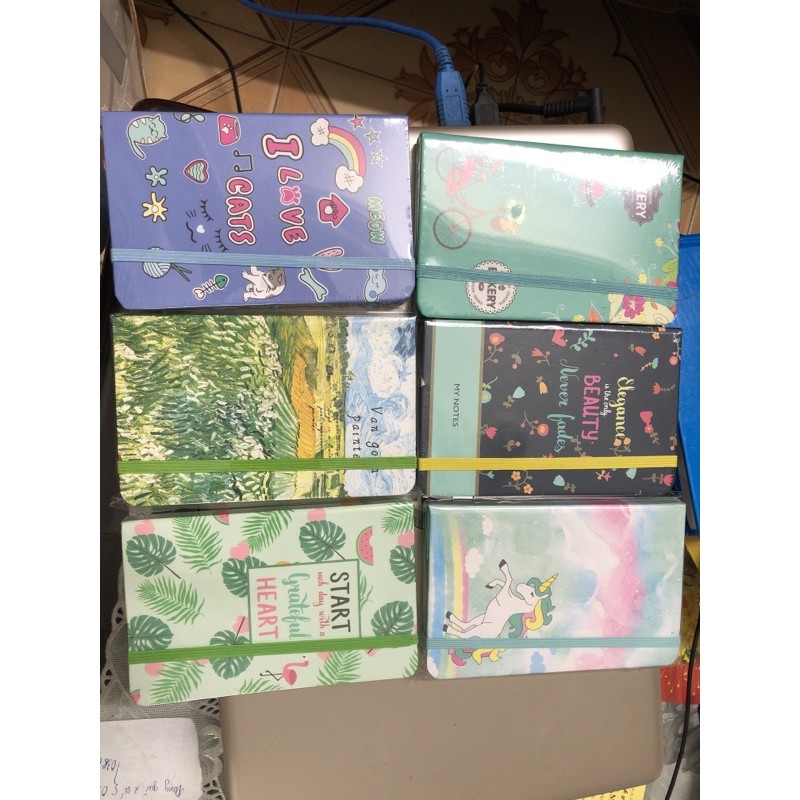 Sổ tay A6 Notebooks - (192 trang) tiện lợi ghi chú/ Nhật ký / My note  [ Mẫu mới update liên tục]