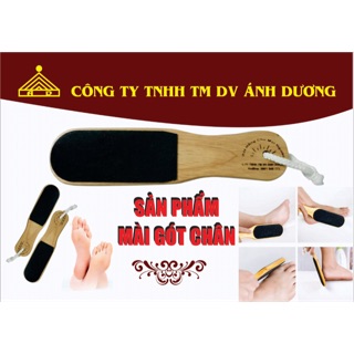 Chà gót chân bằng gỗ cao cấp