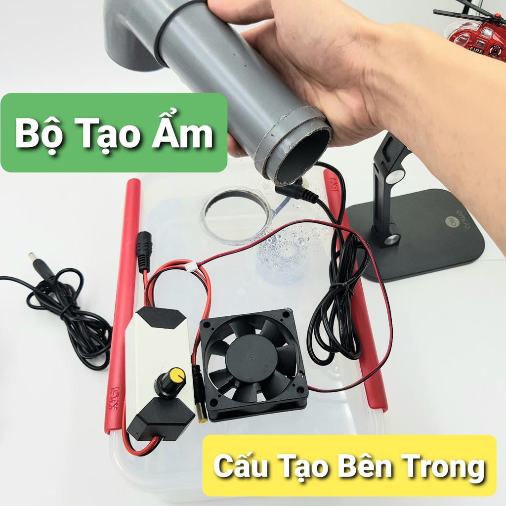 Bộ Phun Sương Tạo Âm Phun Tinh Dầu KIGI-5312Khử KhuẩnPhun Sương Siêu ÂmTưới Hoa Lan