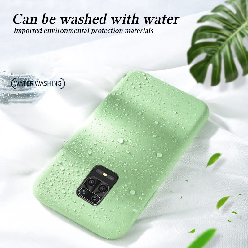 Ốp điện thoại QIANZI silicon màu trơn thời trang cho Xiaomi Redmi Note 8 Pro 9S 9 Pro Remi 9A 9C Mi Note 10 Lite
