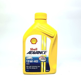 Nhớt xe số SHELL ADVANCE AX5 15W40 800ML