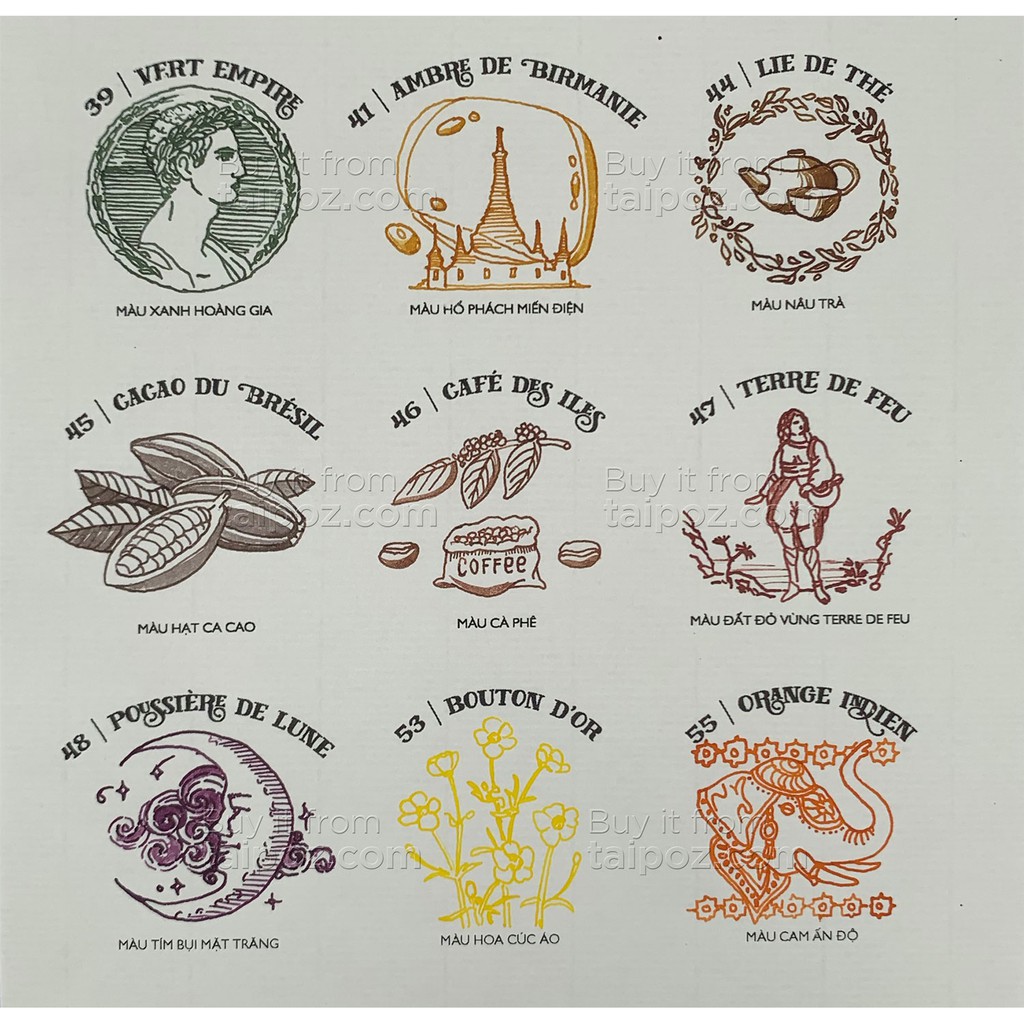 - Mực bút máy J. Herbin