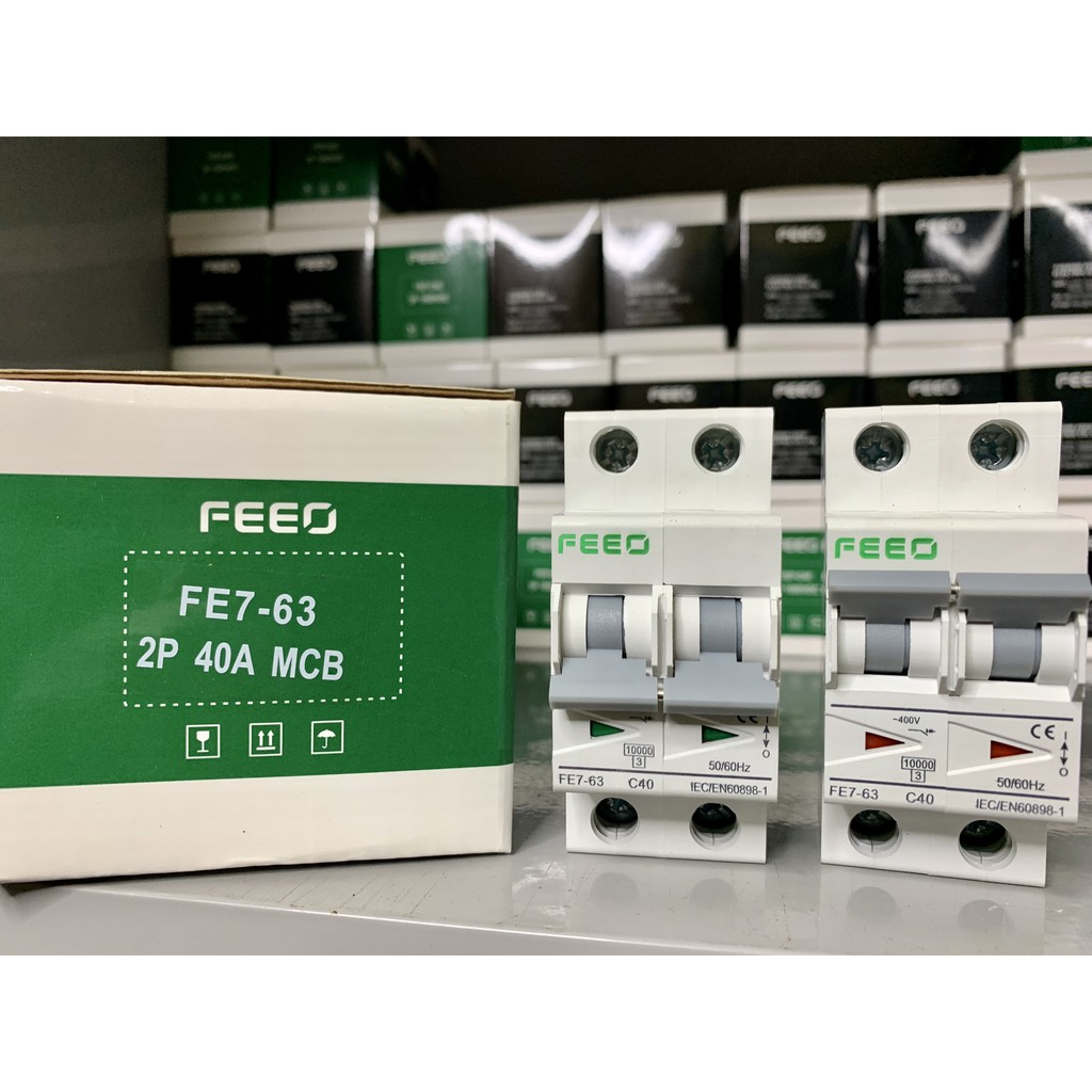 Aptomat AC/ MCB AC 2P 40A 10kA - FEEO