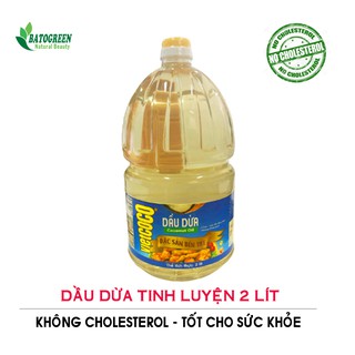 [Chính hãng] Dầu dừa Vietcoco 2 Lít Dùng cho mỹ phẩm và Thực Phẩm