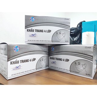 Khẩu trang y tế 4 lớp - Hàng chính hãng - Phát hiện sản phẩm kém chất lượng hoàn tiền 100%