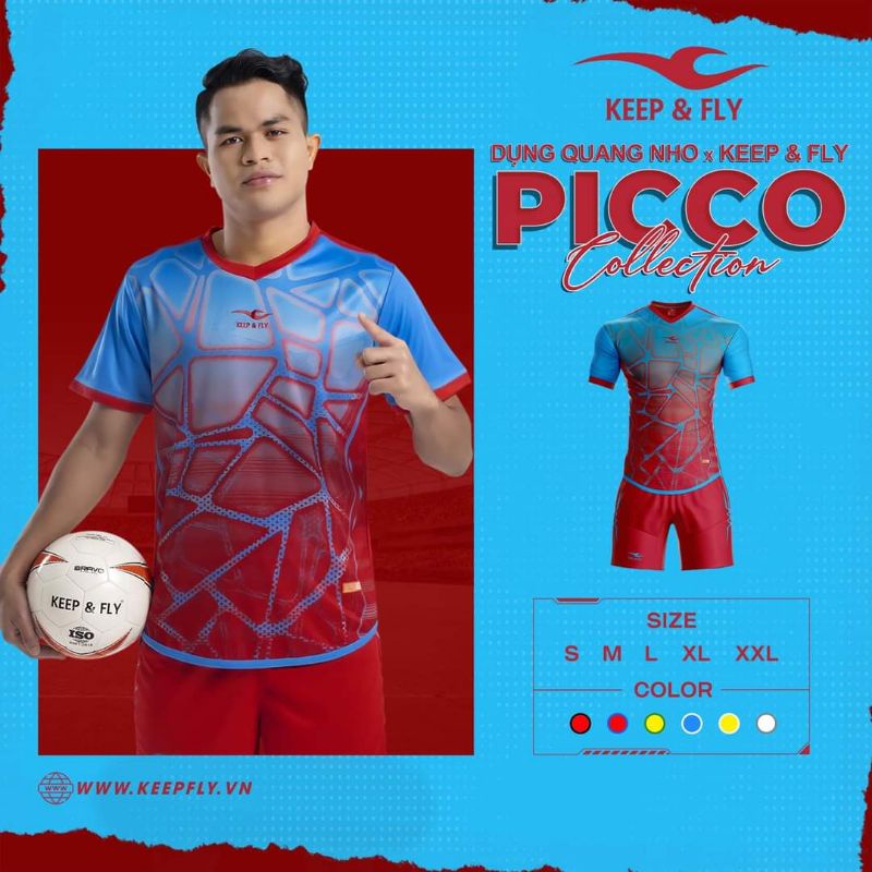 Quần Áo Bóng Đá PICCO Keep & Fly Cao Cấp