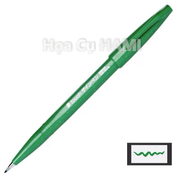 Bút viết thư pháp Pentel Fude Touch Brush Sign Pen 12 màu cơ bản