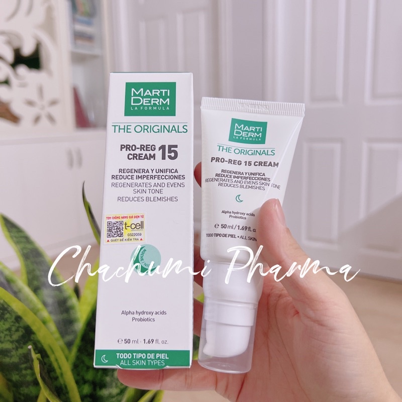Kem dưỡng đêm tái tạo da 15% AHA - MartiDerm The Originals Pro Reg 15 Cream