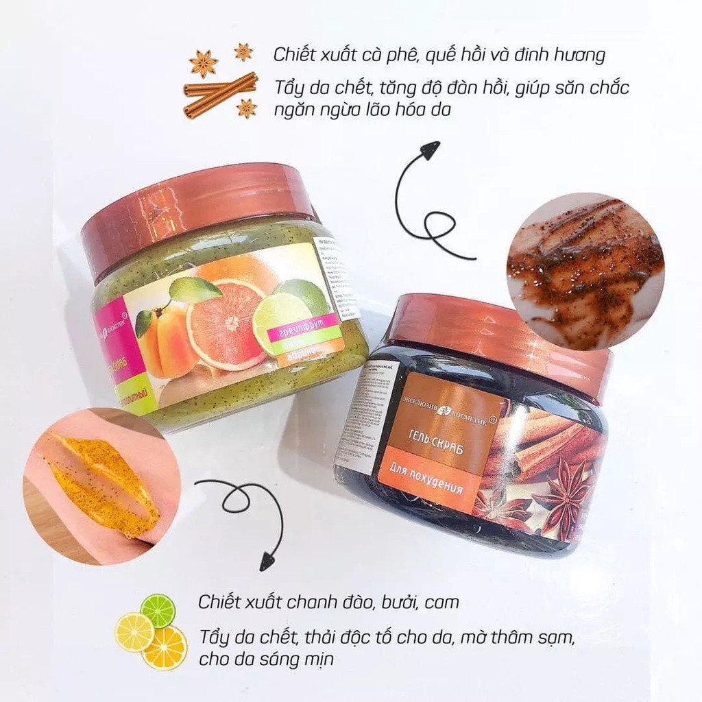 Tẩy Da Chết Toàn Thân Krasota Gel Scrub 380g
