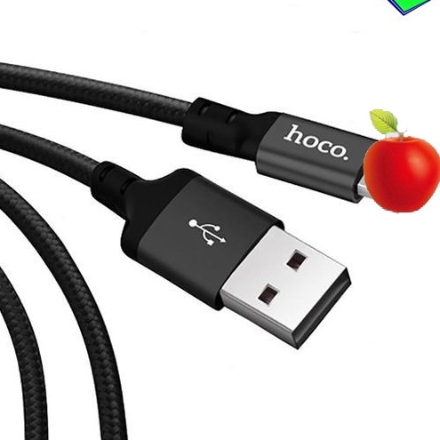 Dây cáp sạc nhanh, cáp bọc dù cho samsung, cáp sạc Type C HOCO x14 dài 1m - 2m, oppo..