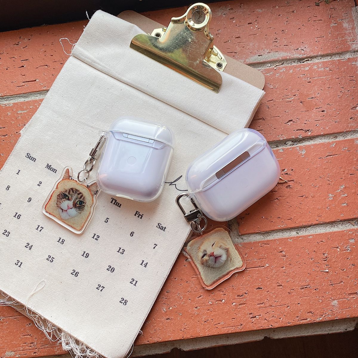 Vỏ Bảo Vệ Hộp Đựng Tai Nghe Airpods 1 / 2 / 3pro Hình Chú Mèo Đáng Yêu | BigBuy360 - bigbuy360.vn