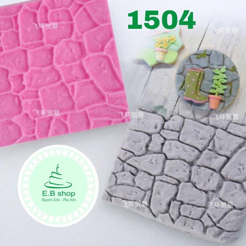 1504 KHUÔN SILICON VÂN ĐÁ BÁNH TRUNG THU HIỆN ĐẠI