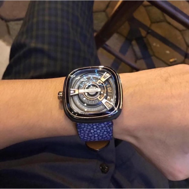 Dây đồng hồ sevenfriday da cá đuối VIP
