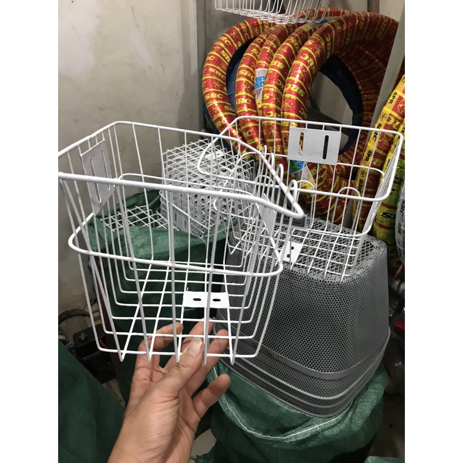 Giỏ Xe Đạp Trẻ Em Màu Trắng Siêu Bền