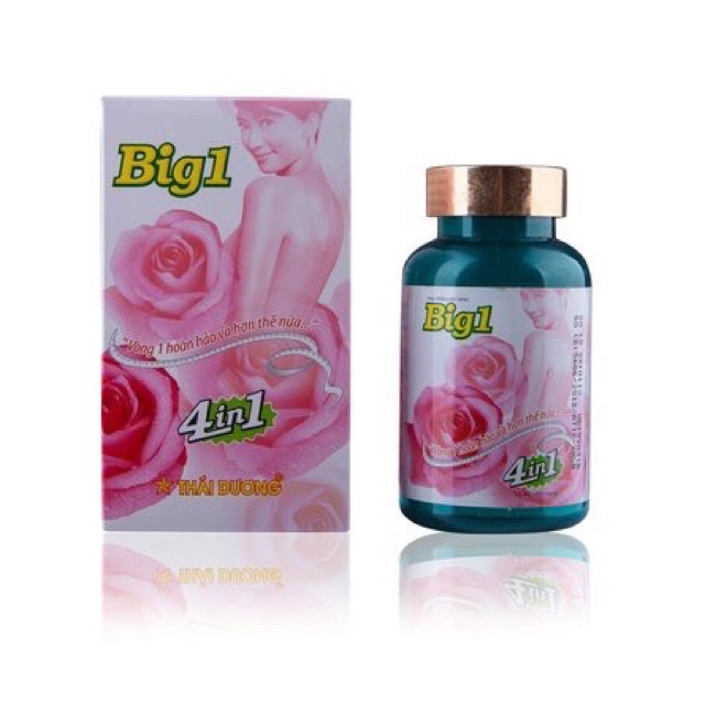 HOT [SALE 1️⃣0️⃣%] Viên Uống BIG 1 Tăng Kích Thước Vòng 1 Lọ 40 viên