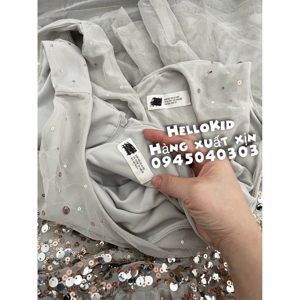 V08 - VÁY ghi SEQUIN lấp lánh