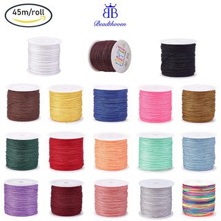 Cuộn dây nylon 45m đường kính 0.8mm dùng xỏ hạt/ làm trang sức thủ công