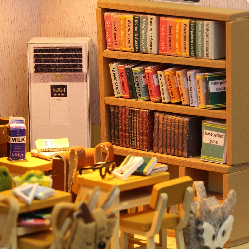 Bộ đồ chơi mô hình trang trí thủ công Sưu tầm cho sở thích mô hình lớp học vui nhộn mini thu nhỏ