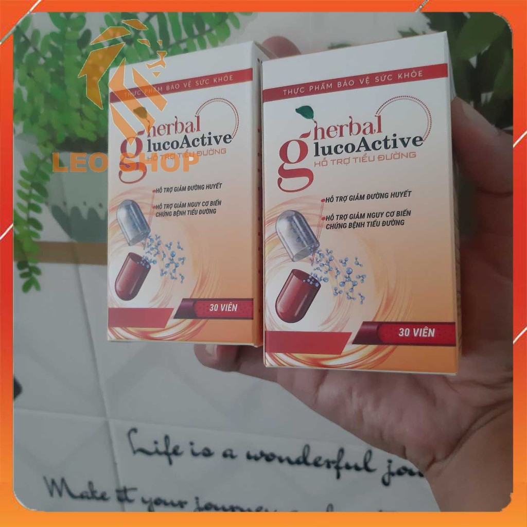 VIÊN UỐNG HERBAL GLUCOACTIVE - Hỗ Trợ Giải Quyết Nỗi Lo Tiểu Đường Ổn Định Đường Huyết - [CHÍNH HÃNG HỘP 30 VIÊN] | BigBuy360 - bigbuy360.vn