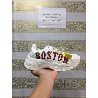 Giầy thể thao boston trắng đỏ