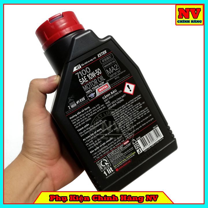 Nhớt Motul 7100 4T 10W50 1L Cho Xe Số