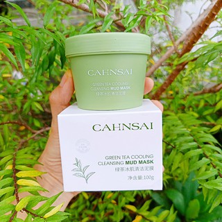Mặt nạ ngủ đất sét tinh chất trà xanh ngừa mụn giảm thâm