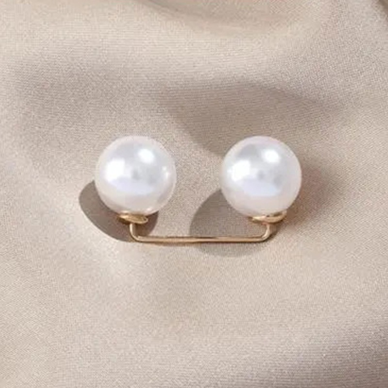 Trâm Cài Áo Đính Ngọc Trai Giả Dùng Cho Đầm / Khăn Choàng Cổ