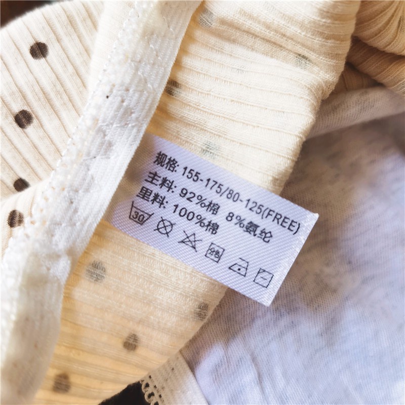 Quần Lót cotton Phối Nơ Họa Tiết Chấm Bi Màu Đen Phong Cách Cổ Điển Siêu Xinh