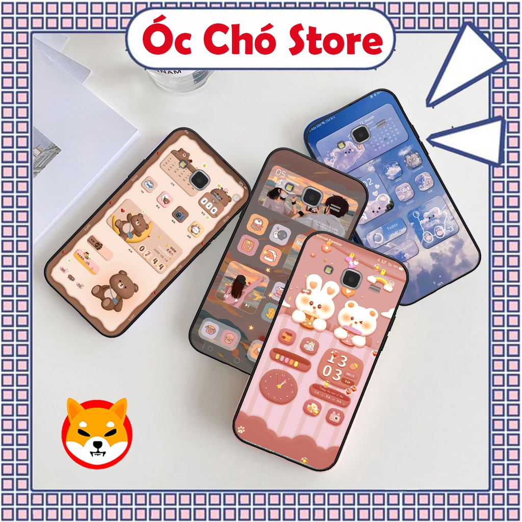 Ốp Samsung J5 2015 / J7 2015 in hình gấu , thỏ hồng chibi dễ thương siêu đẹp