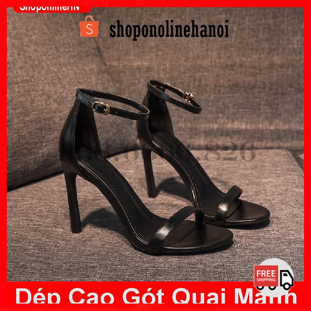 Free Ship Giày cao gót / Sandal cao gót nhọn 9p - FORM CHUẨN kèm clip thật