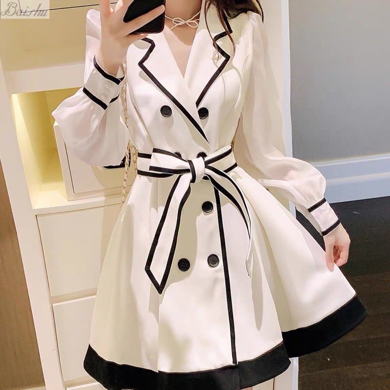 Đầm vest phối nút kèm nịt , Đầm xoè cao cấp ( kèm video) | BigBuy360 - bigbuy360.vn