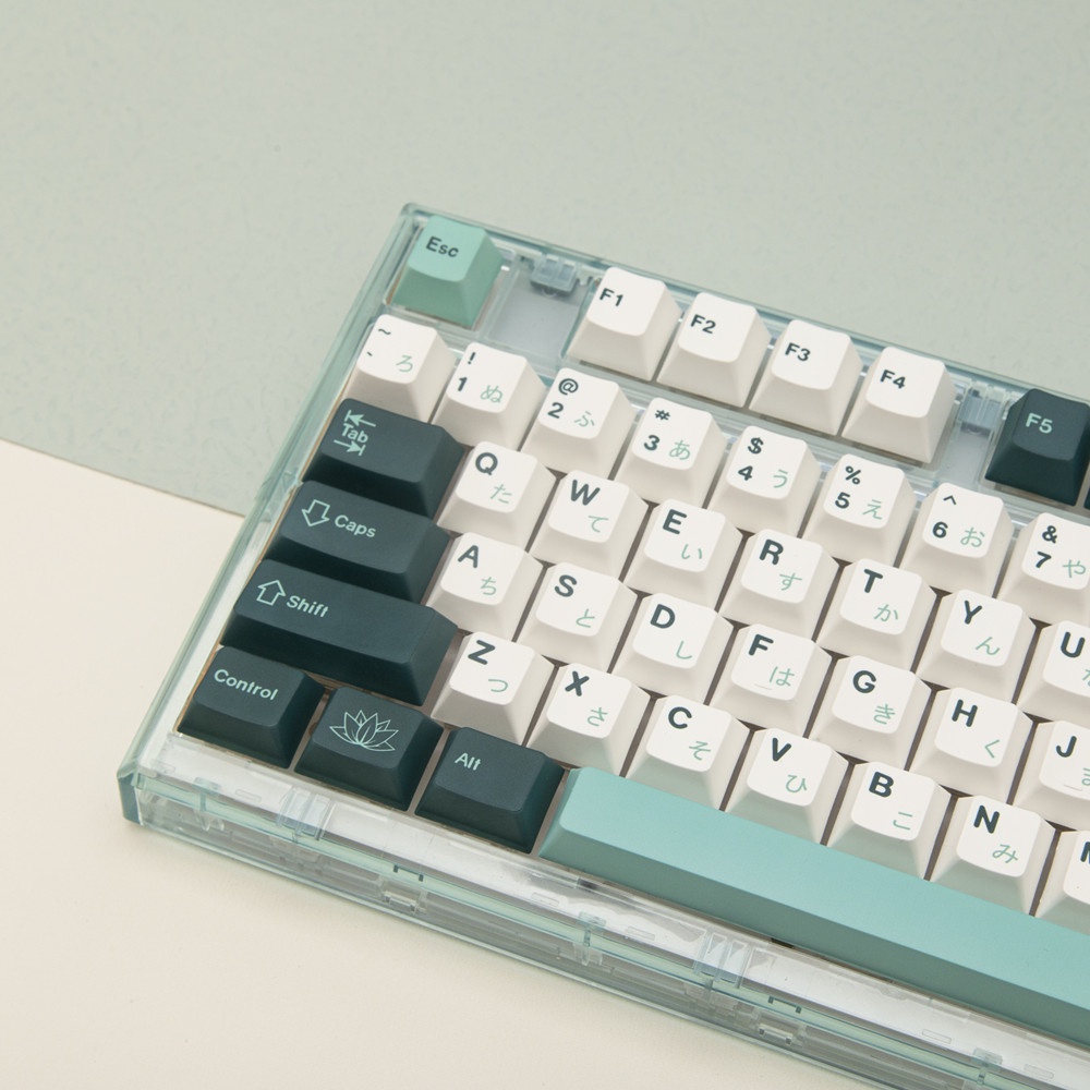 136 Phím GMK Botanical Keycaps Cherry profile PBT Dye Sub Bàn phím cơ học Keycap