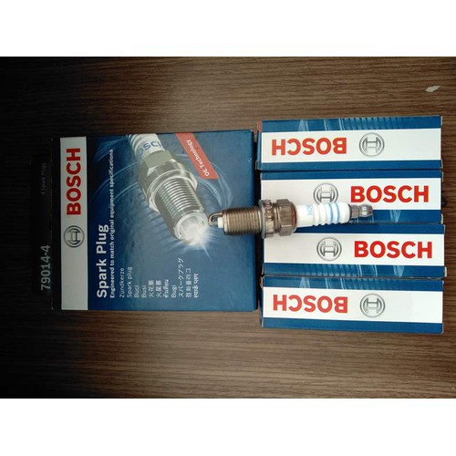 Bộ 4 Bugi Bosch FR7KCX+ cho Daihatsu Terios, Toyota Corolla Altis, Crown, RAV4, Yaris,... nghia35