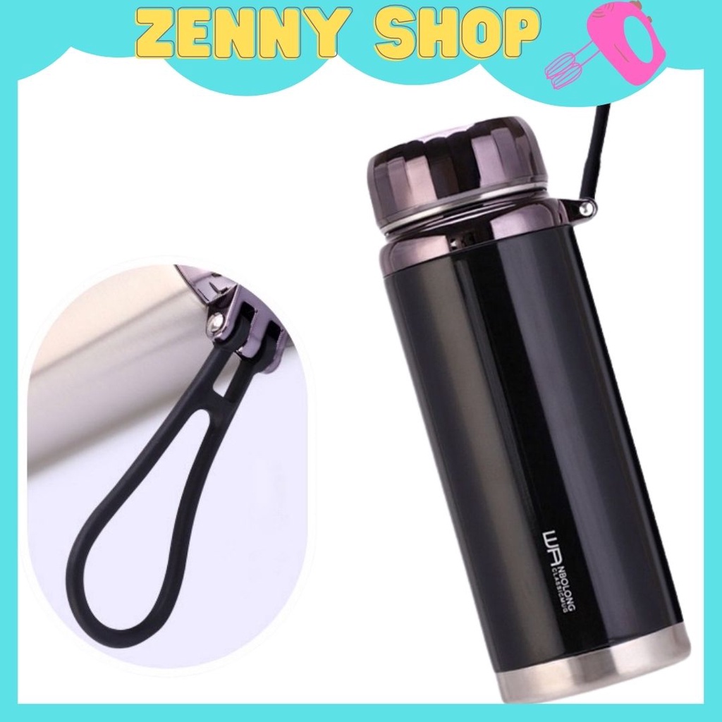 Bình nước giữ nhiệt có lọc trà cao cấp inox 304 1 lít-1.5 lít nắp titan zennyshop - Z6